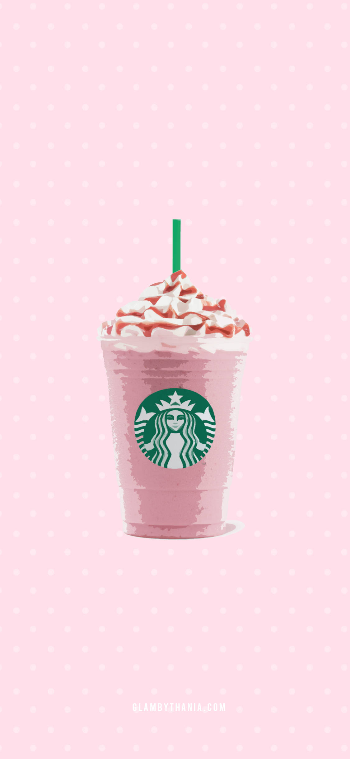Starbucks, iPhone, bright pink, Full HD Phone Wallpaper