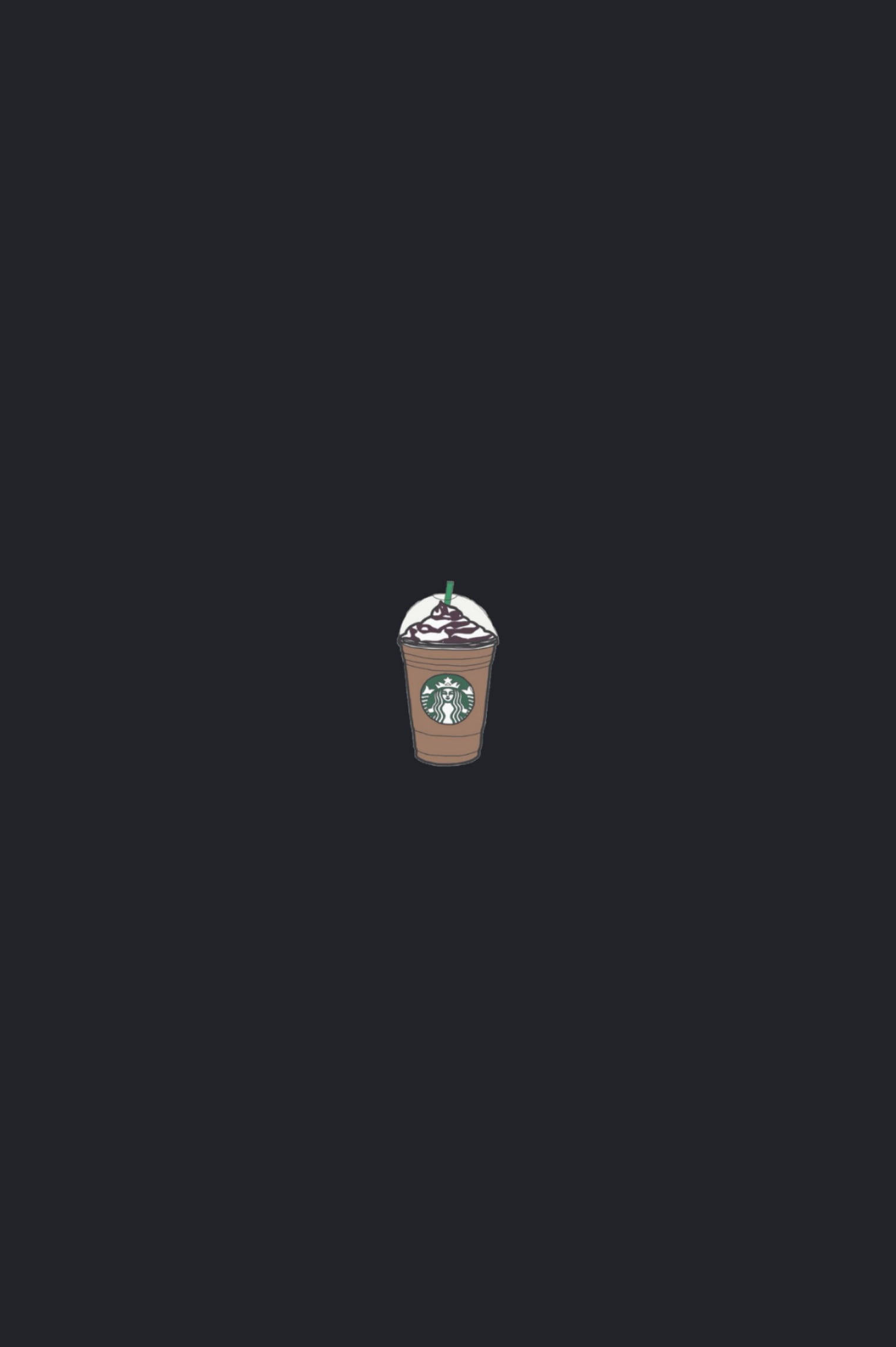Starbucks, iced coffee cup, whipped cream, Full HD Phone Wallpaper
