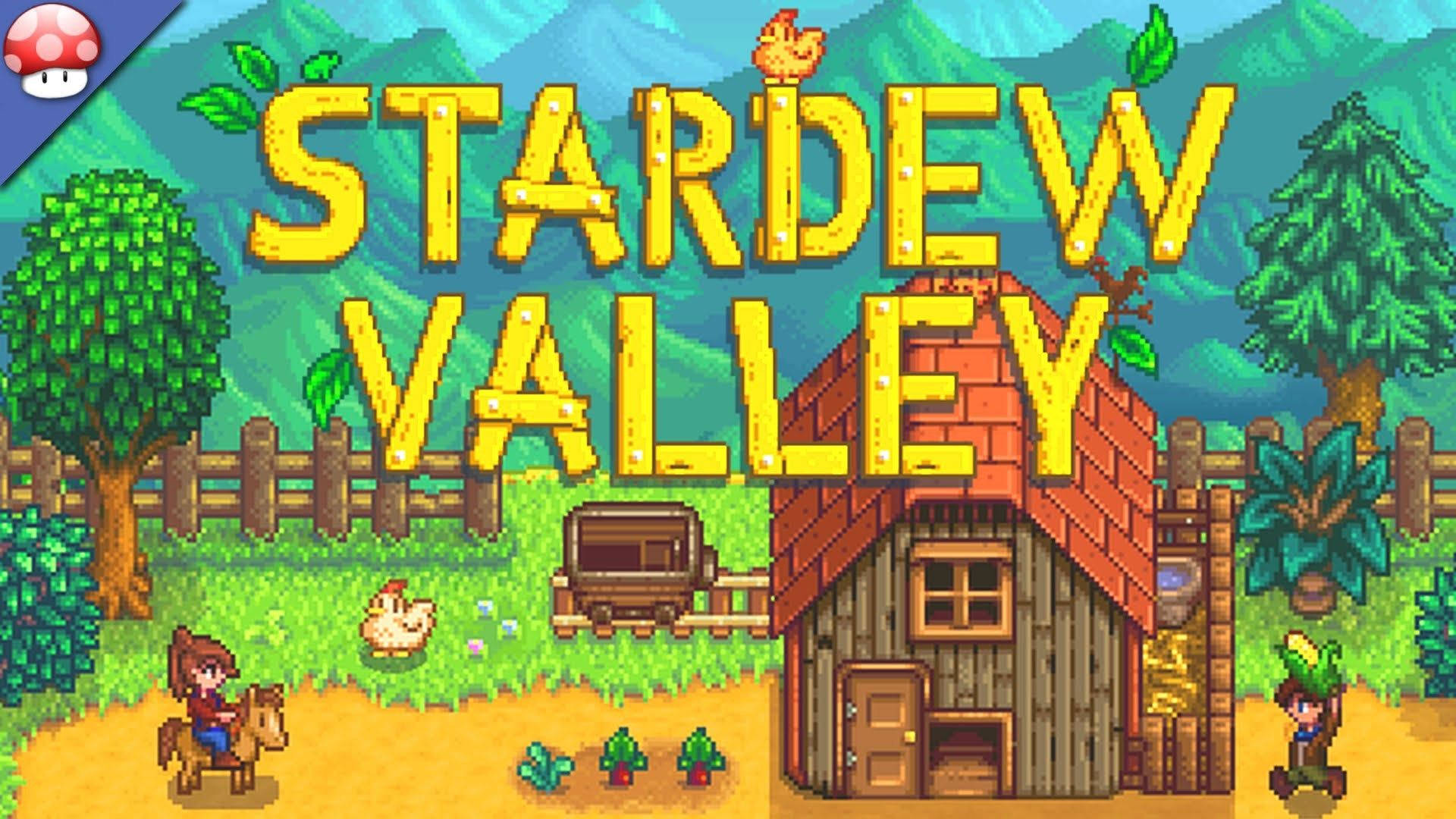 Stardew Valley, pixel-art, farmstead, Full HD Desktop Wallpaper