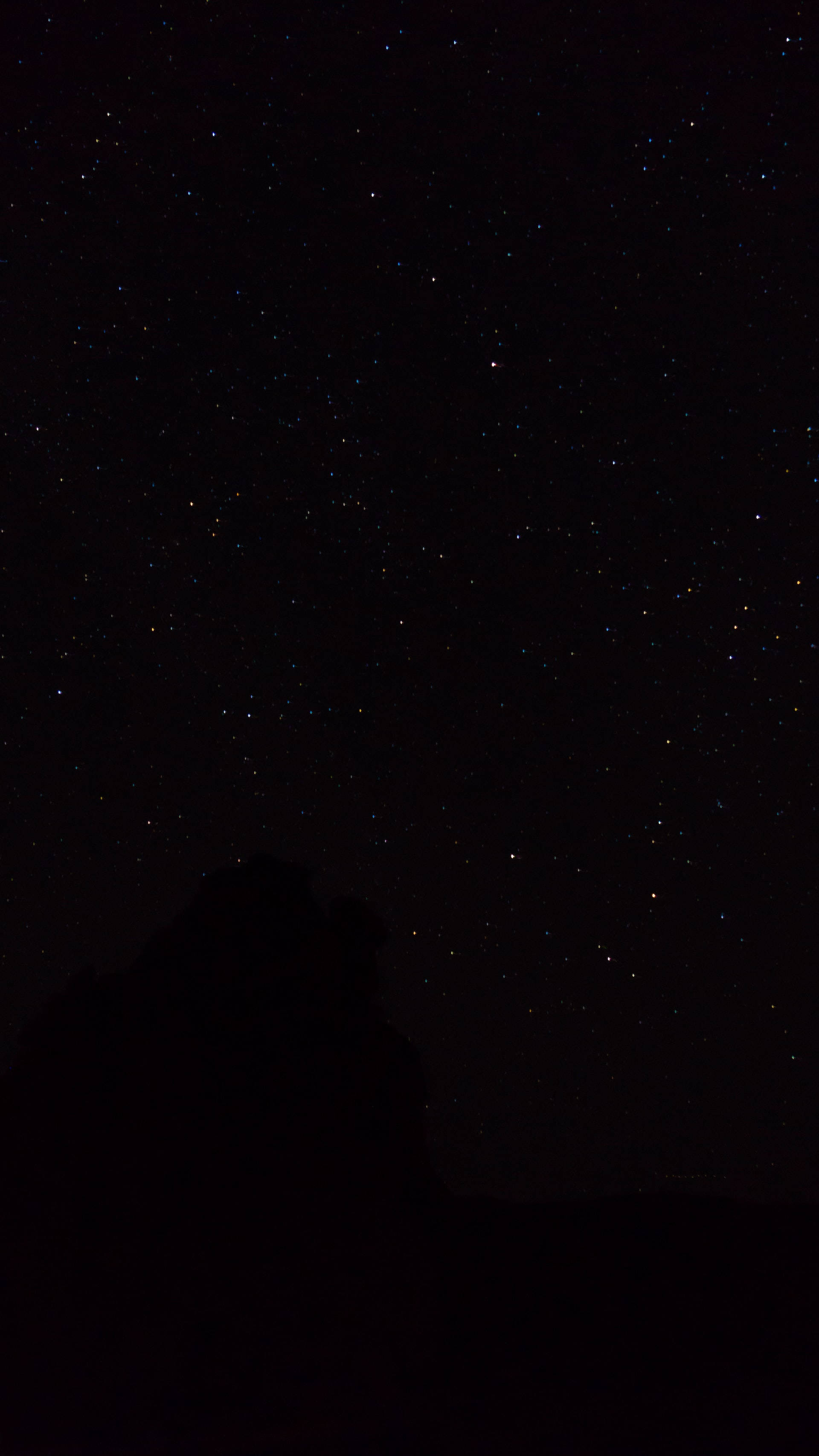 Starry Sky, Pure Black, HD Phone Screen, 2K Phone Wallpaper