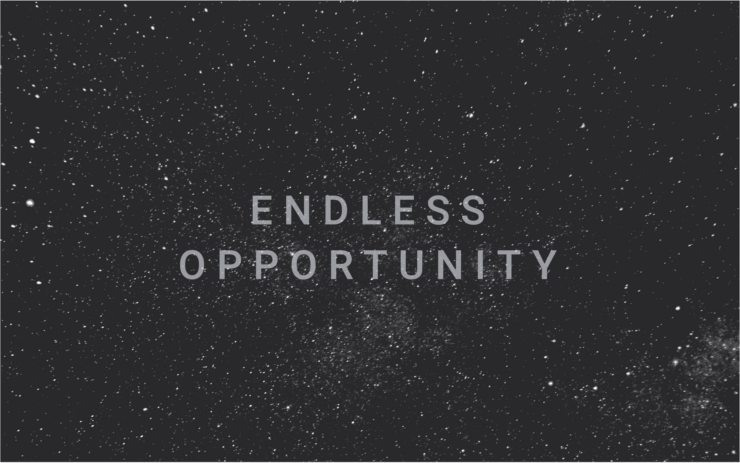 TV 4K, Endless Opportunity, starry night sky, 2K Desktop Wallpaper