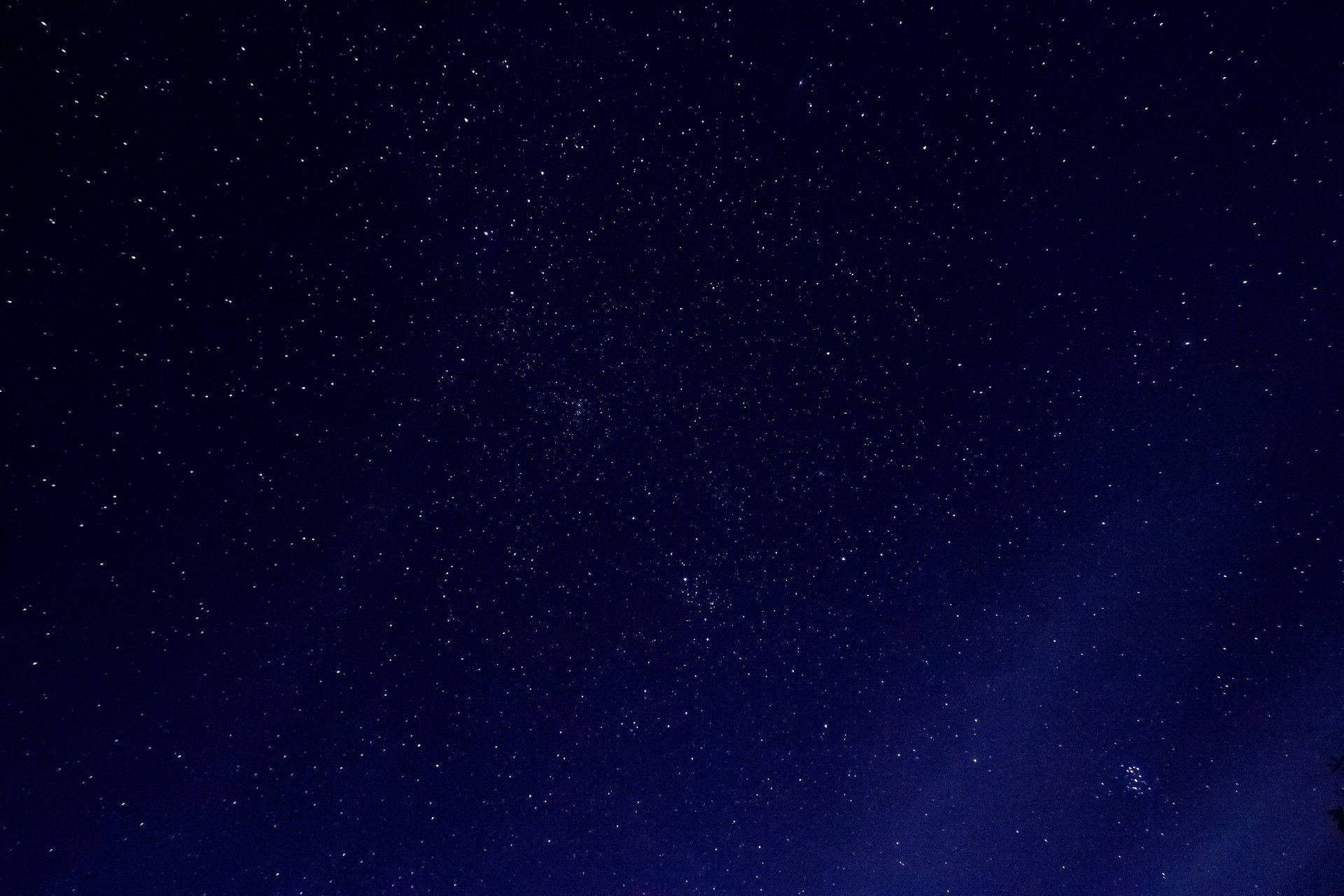 dark blue sky, twinkling stars, cosmic dust, Full HD Desktop Wallpaper