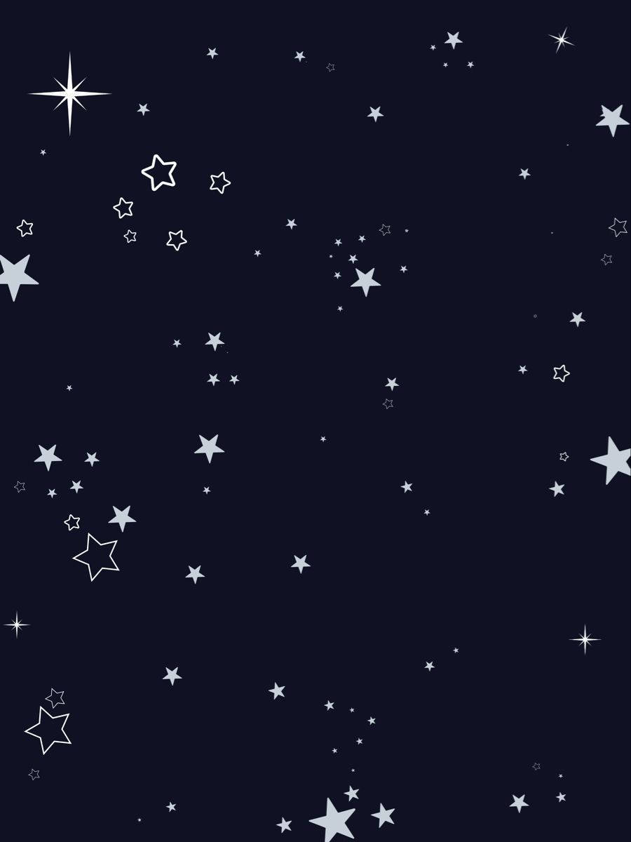 iPad Pro, Starry, dark navy night sky, SD Phone Wallpaper