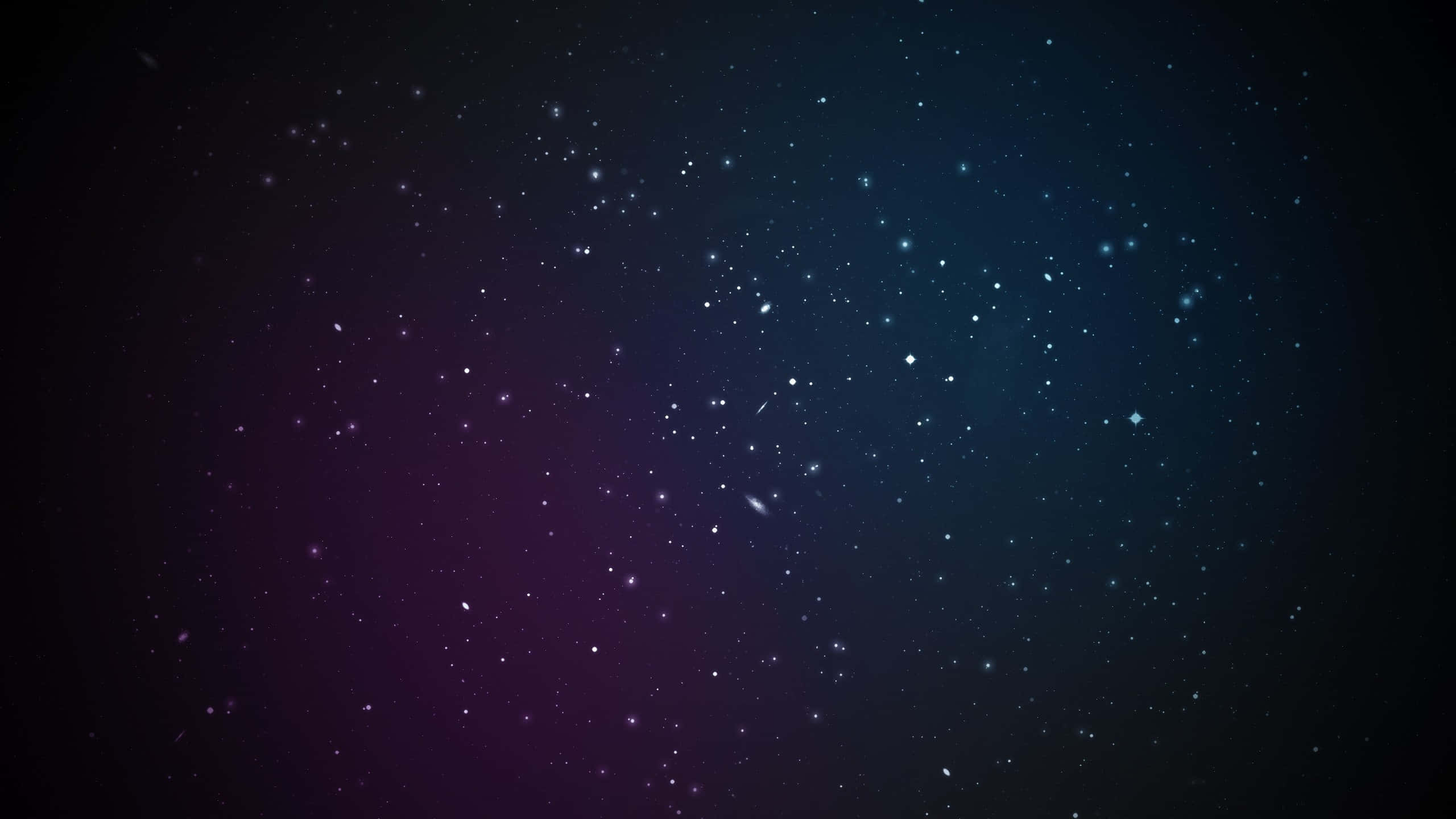 Stars Computer, deep purple, midnight blue, 2K Desktop Wallpaper