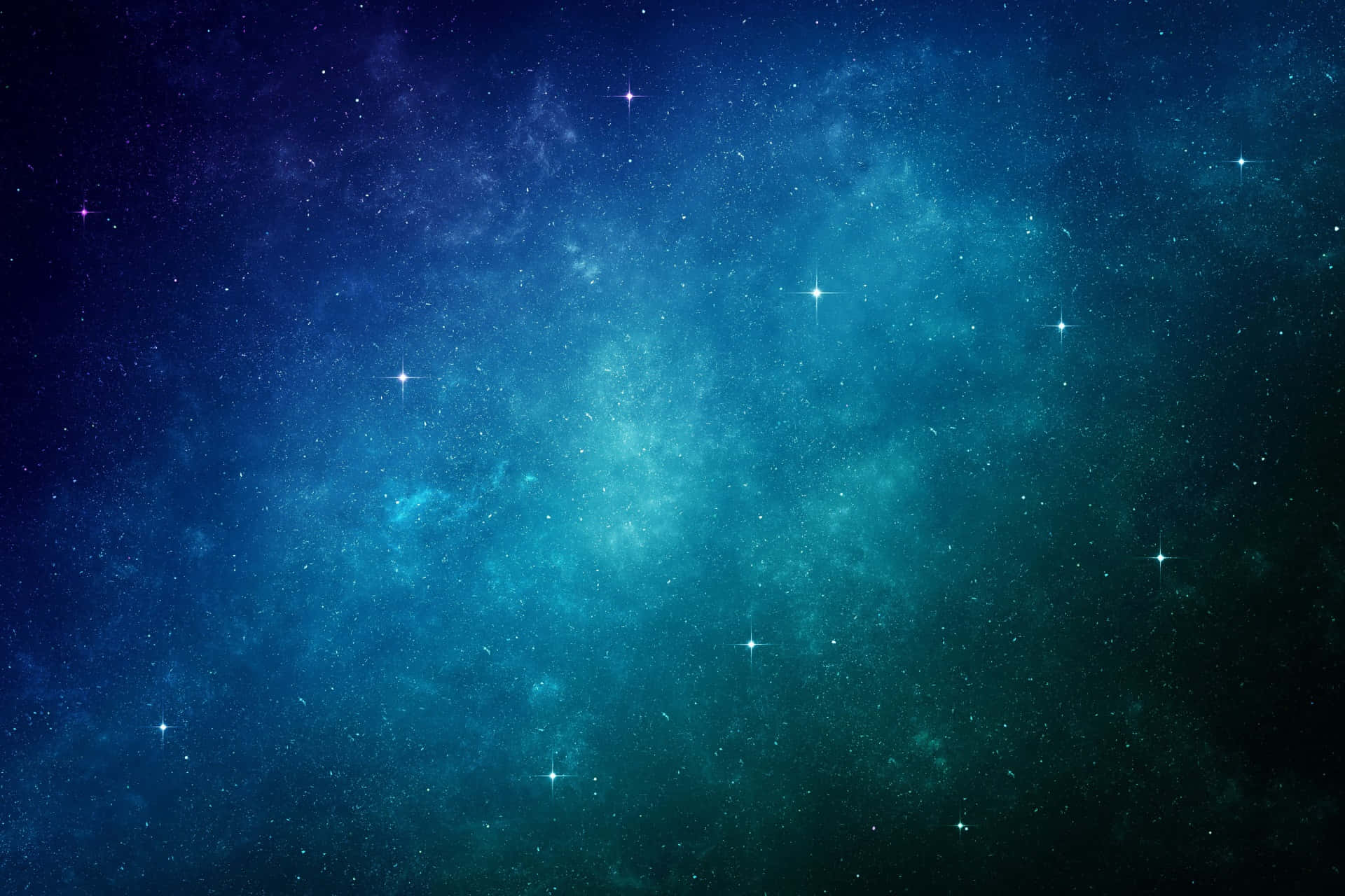 Stars Computer, blue, green, Full HD Desktop Wallpaper