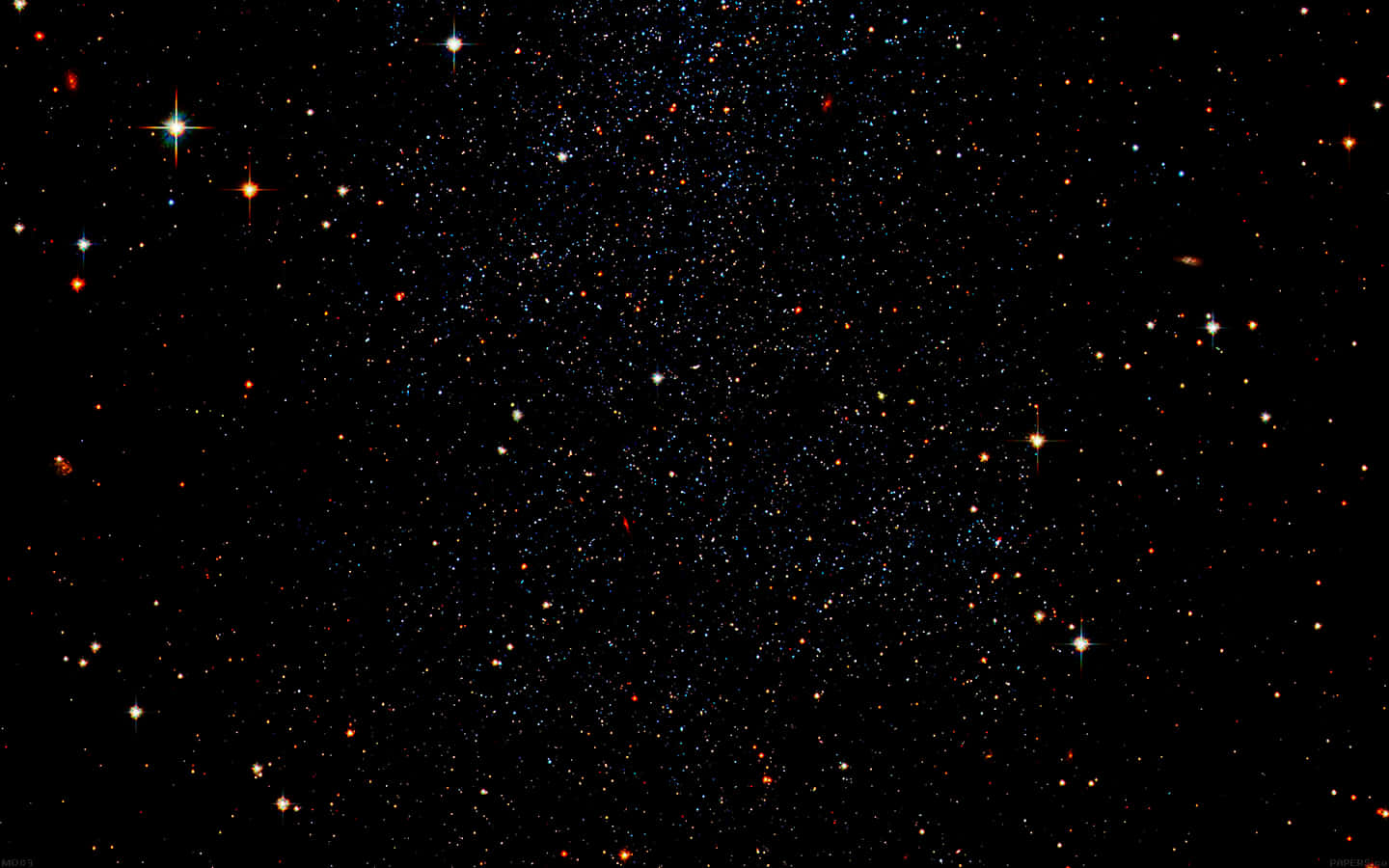Stars Computer, stars, deep black space, HD Desktop Wallpaper