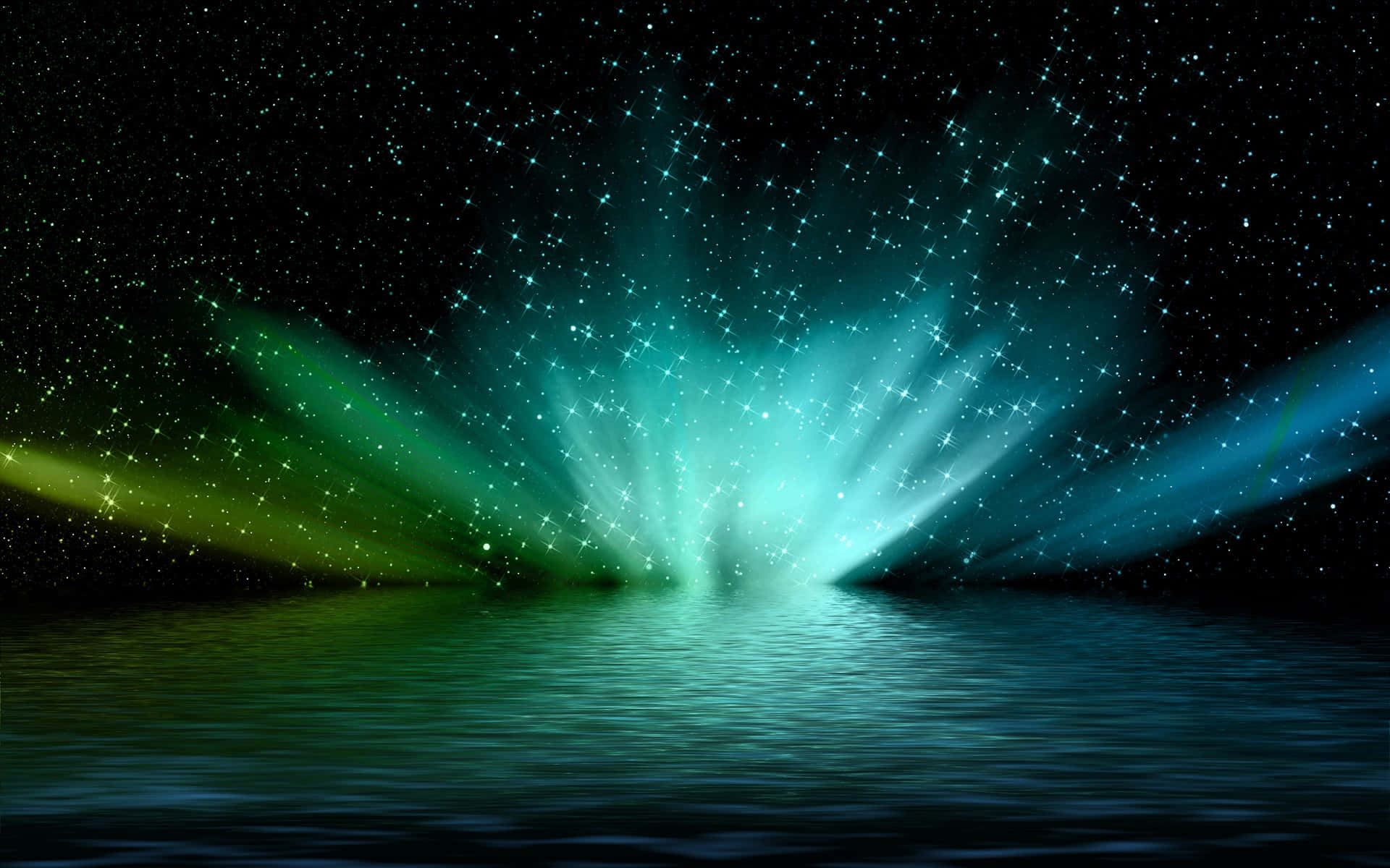 Stars Computer, 1920 x 1200, cosmic aurora, Full HD Desktop Wallpaper