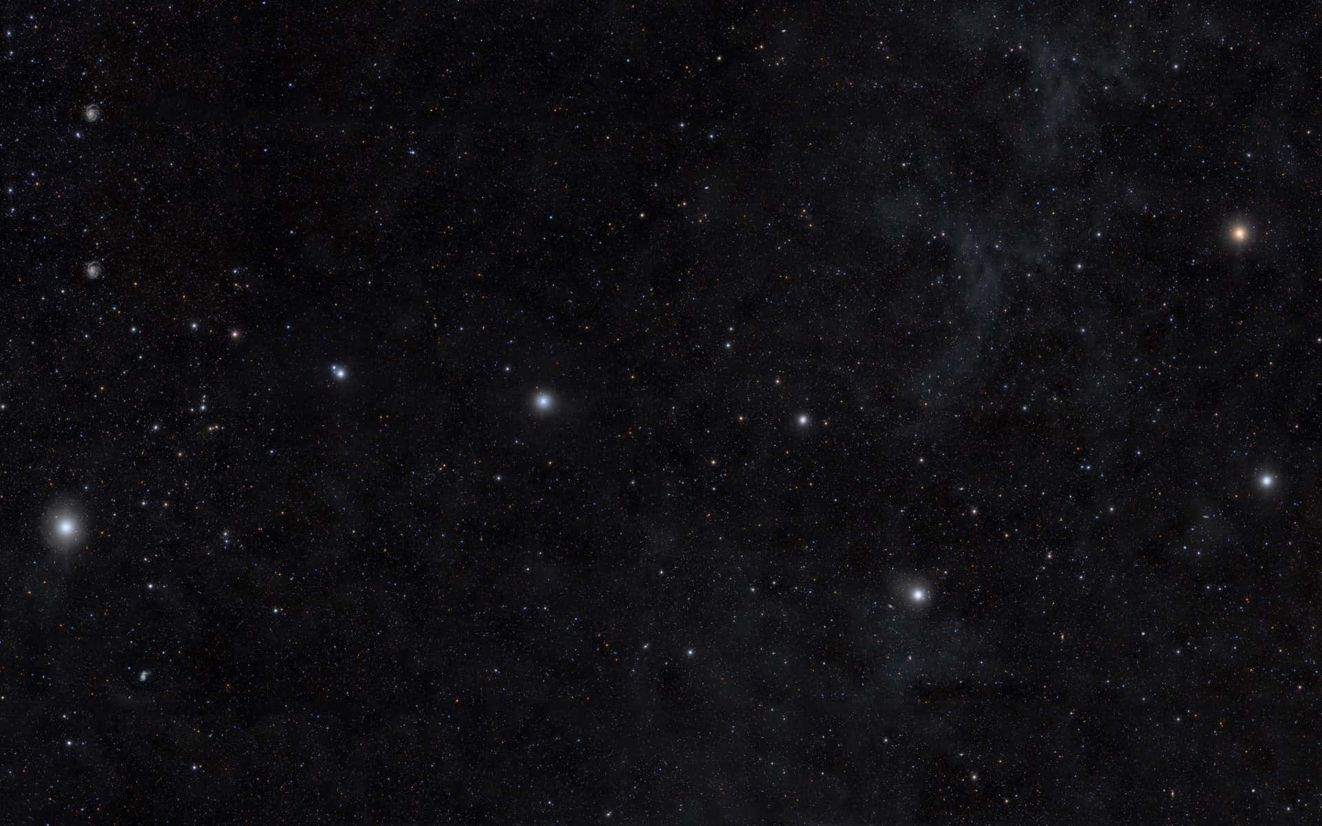 Stars Computer, deep space vista, twinkling stars, Full HD Desktop Wallpaper