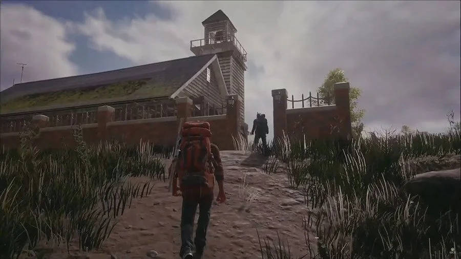 State Of Decay 2, hillscape, weathered wooden church, SD Desktop Wallpaper
