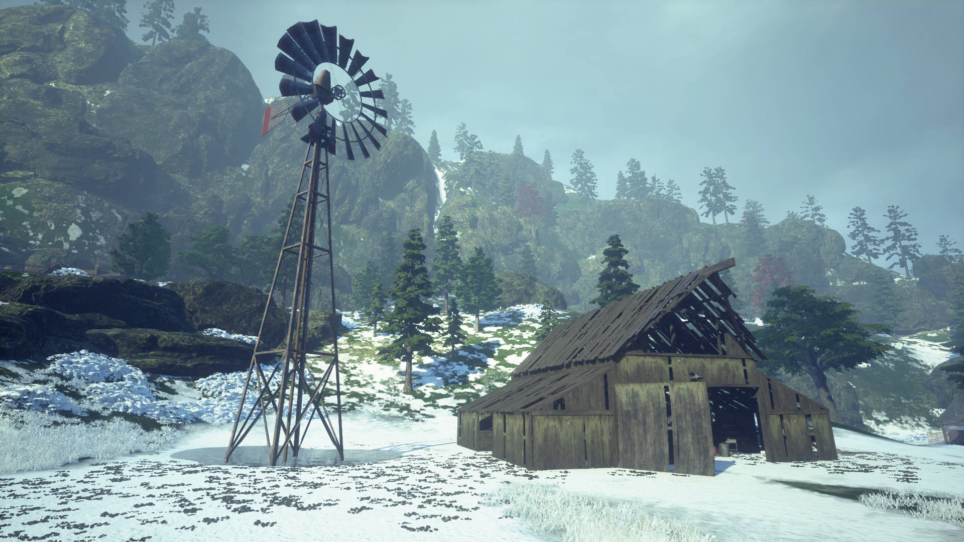 State Of Decay 2, windmill, wooden barn, Full HD Desktop Wallpaper