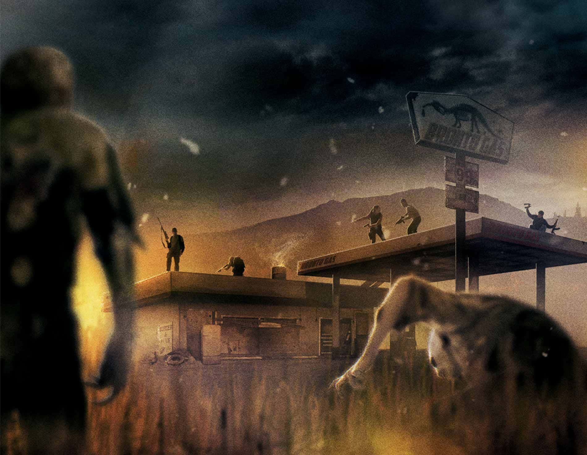 State Of Decay 2, zombie apocalypse survival, gas station, HD Desktop Wallpaper