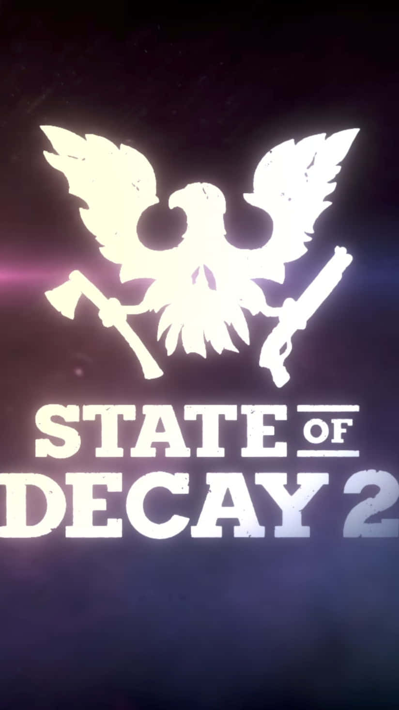 State Of Decay 2, glowing white eagle silhouette, axe, HD Phone Wallpaper
