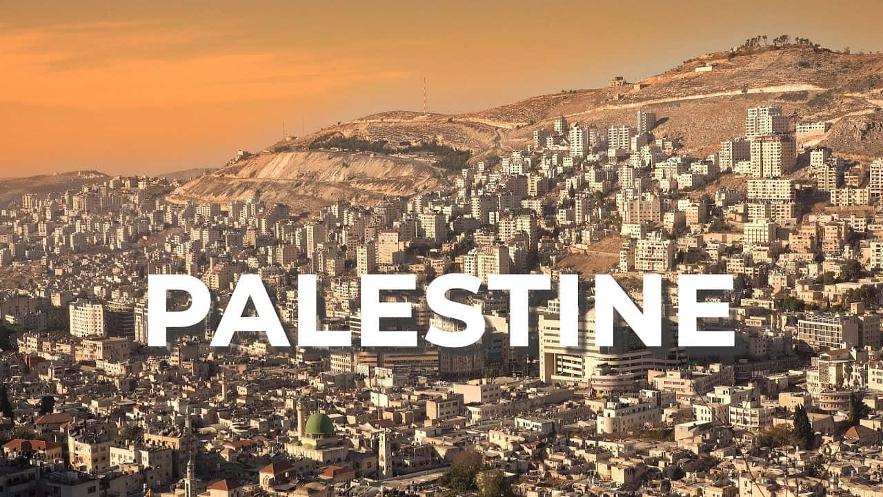 Palestine, cityscape, dusk, HD Desktop Wallpaper