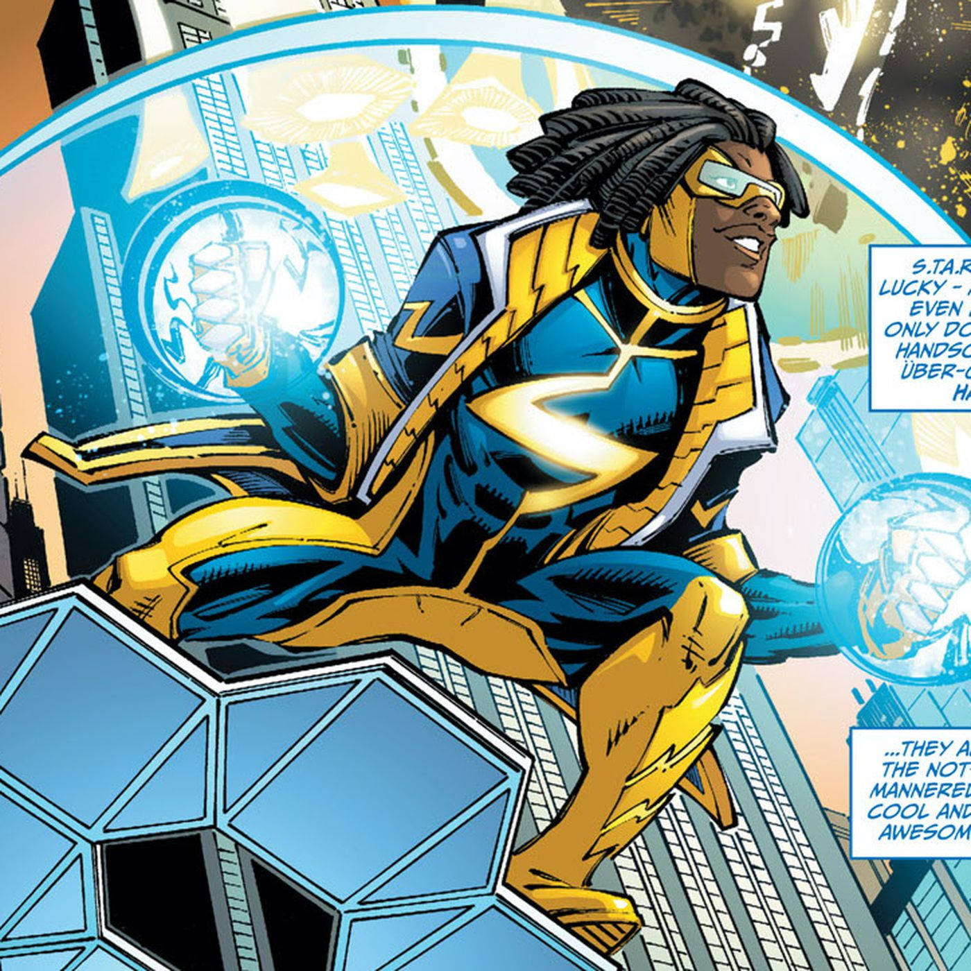 Static Shock, dreadlocks, yellow goggles, HD Desktop Wallpaper
