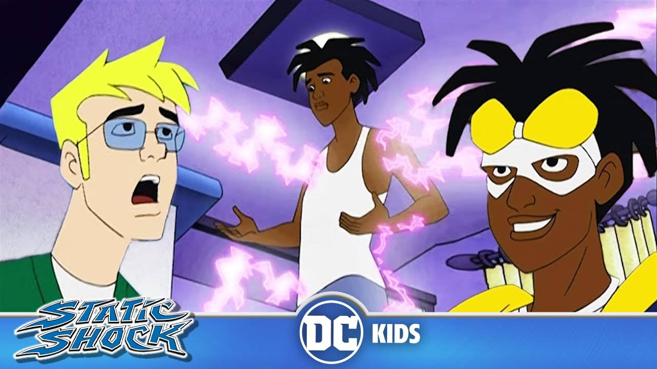 Static Shock, animated teen heroes, lab, HD Desktop Wallpaper