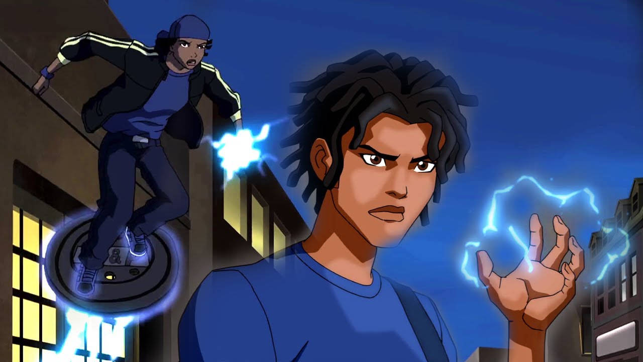 Static Shock, electric powers, city skyline, HD Desktop Wallpaper