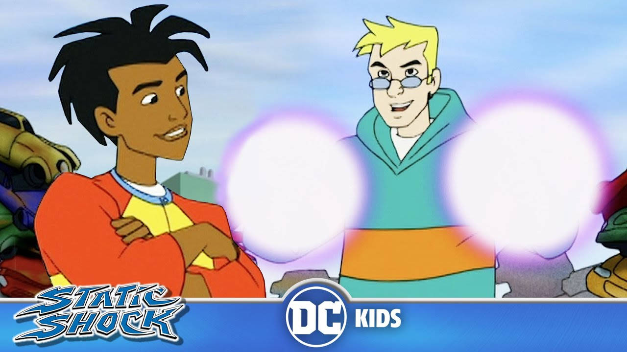 Static Shock, teen superheroes, glowing energy orbs, HD Desktop Wallpaper