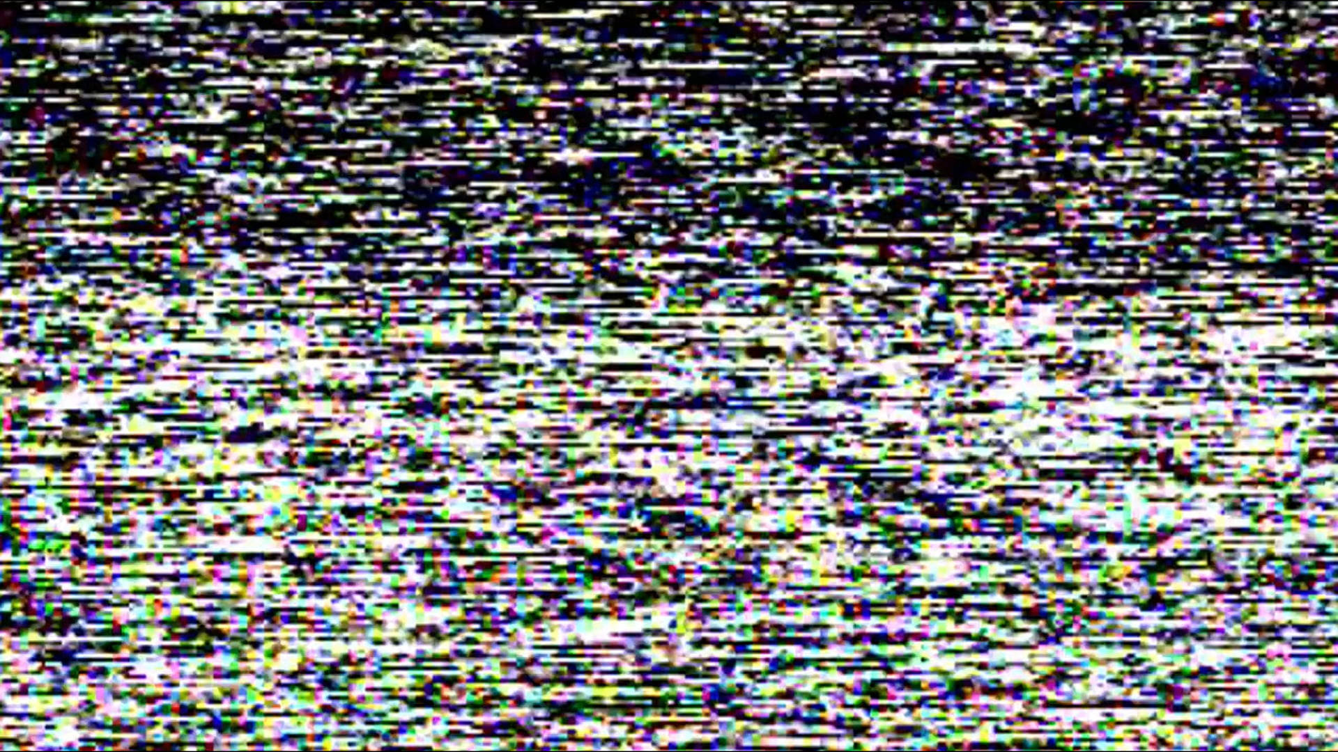 Colorful TV Static Display, digital glitch pattern, white, Full HD Desktop Wallpaper