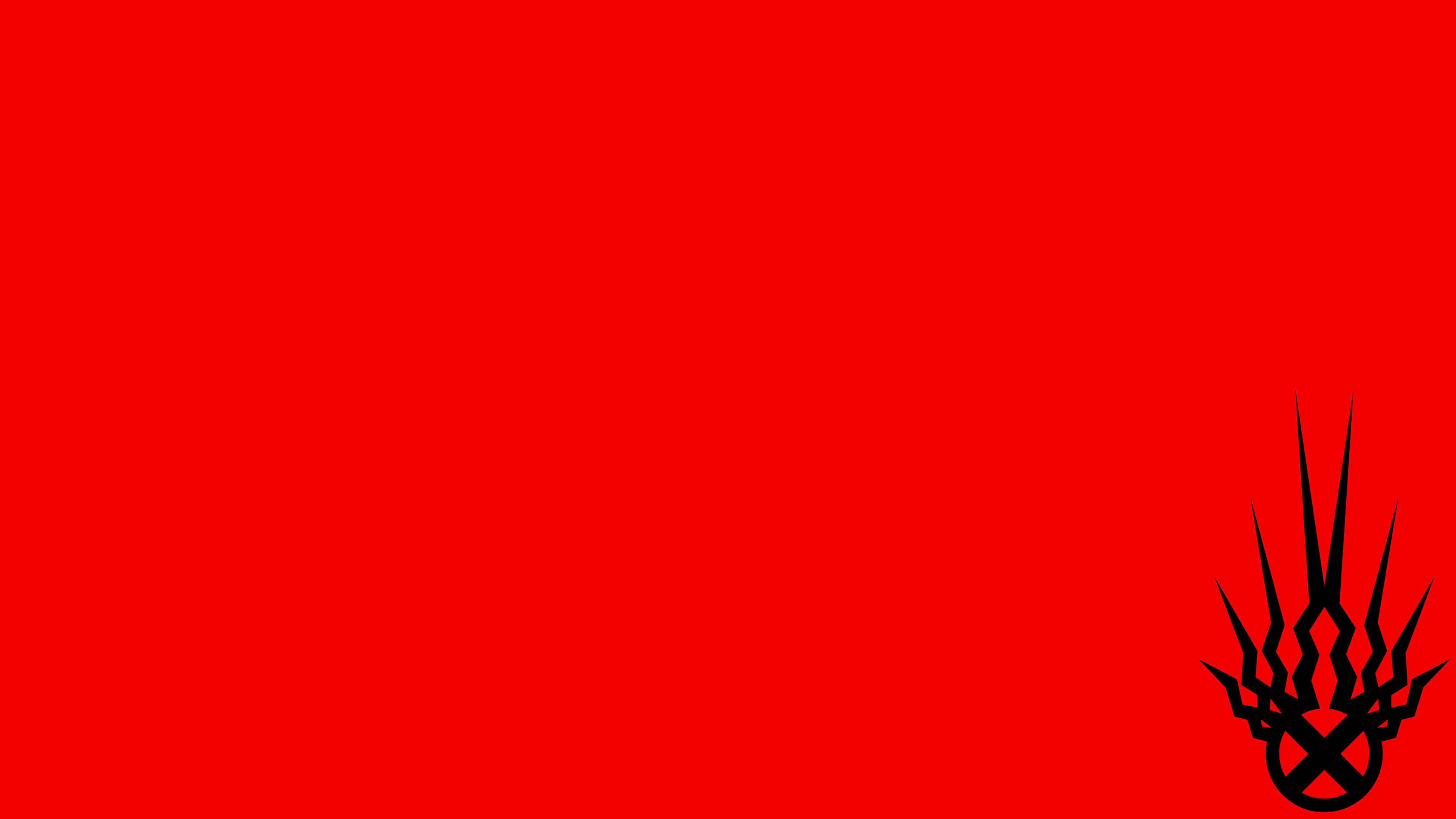 Static, red, black, 4K Desktop Wallpaper