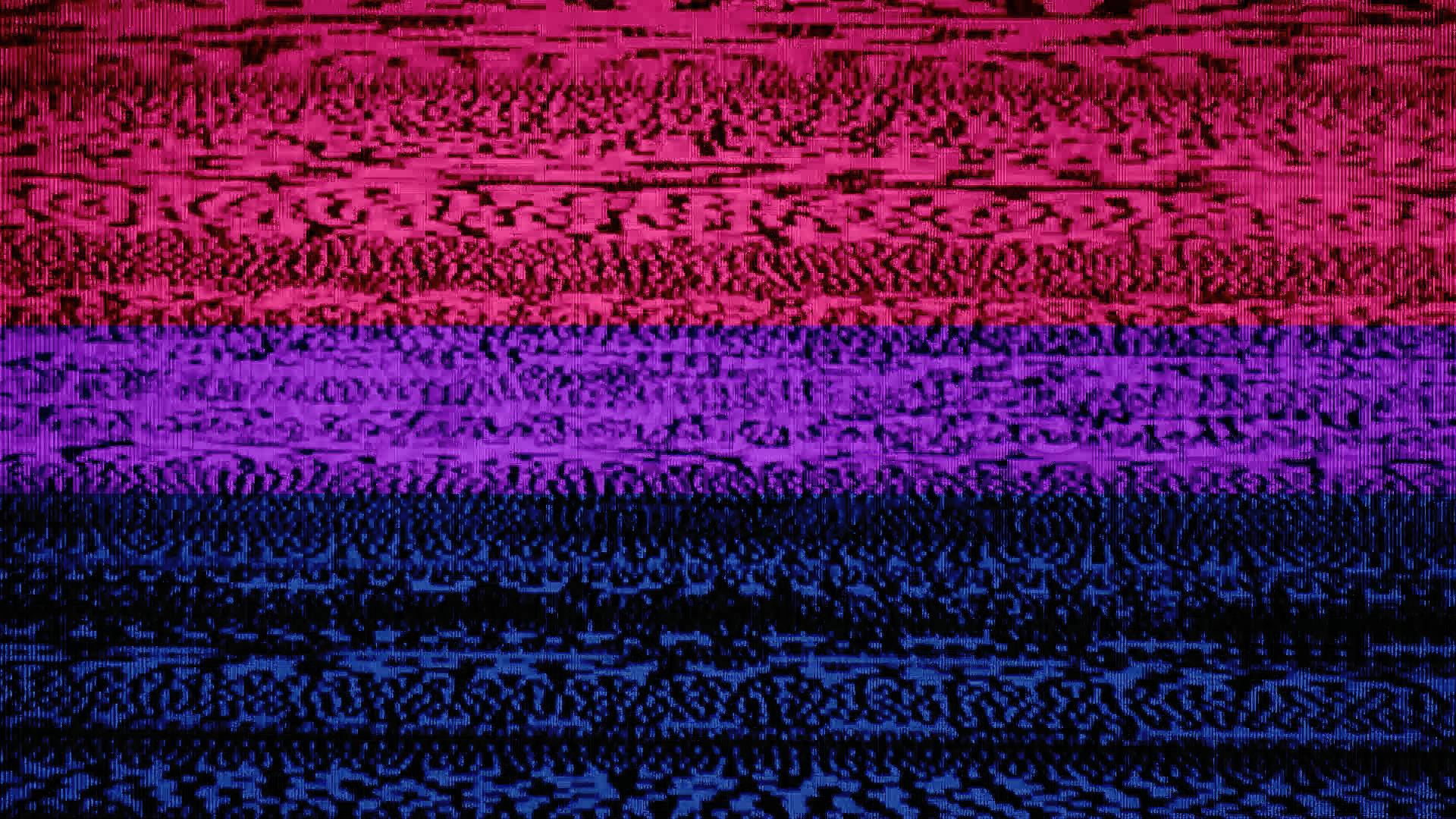 bisexual flag, pink, purple, Full HD Desktop Wallpaper