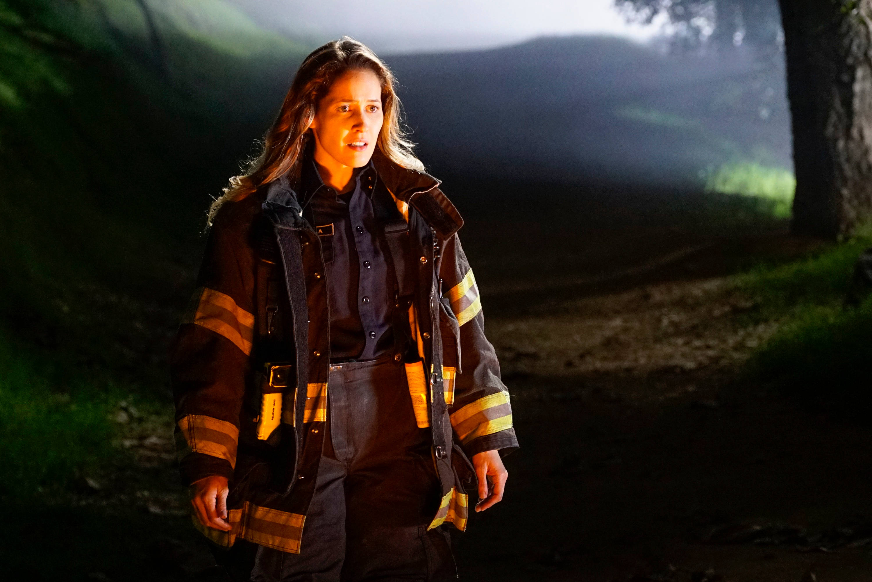 Station 19, firewoman, full gear, 2K Desktop Wallpaper