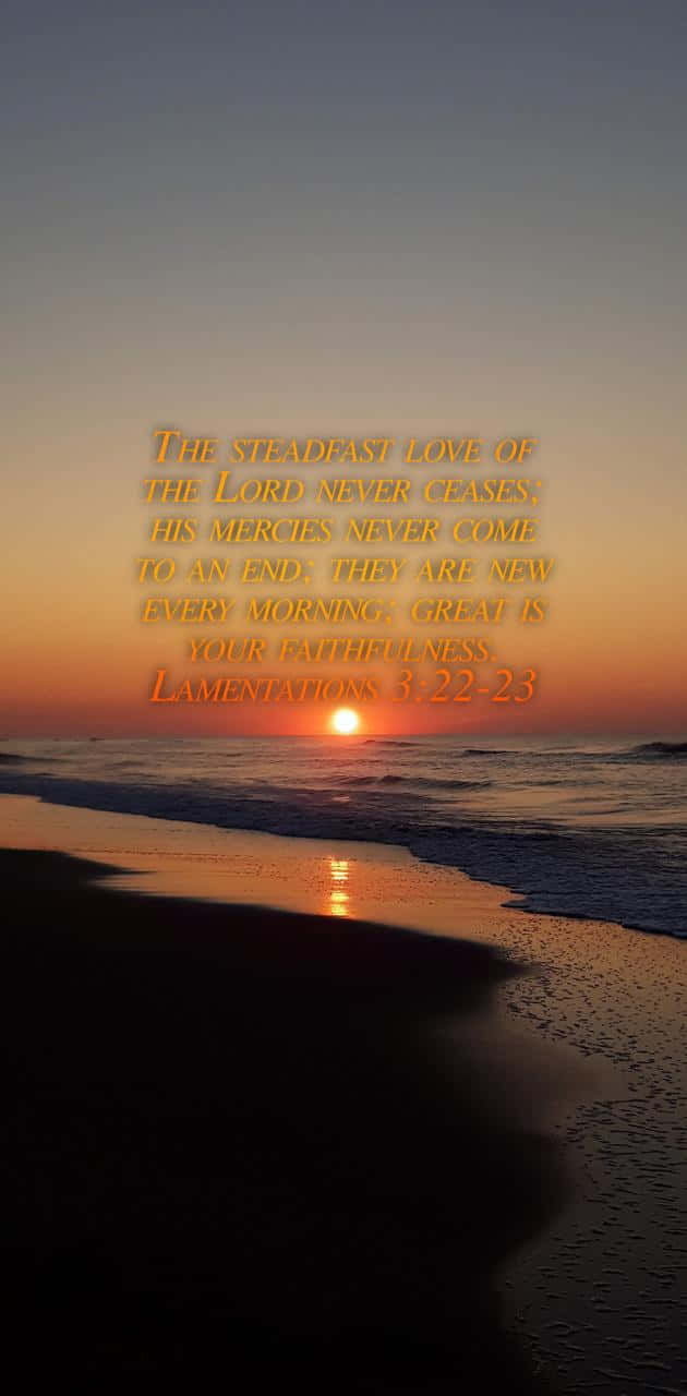 Steadfast Love, sunrise, beach, HD Phone Wallpaper
