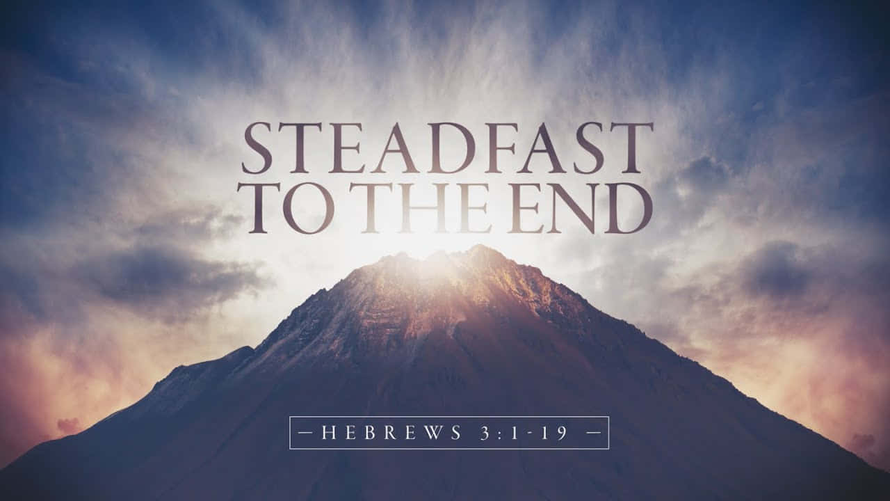 Steadfasttothe End, mountain peak, golden sunrise light, HD Desktop Wallpaper