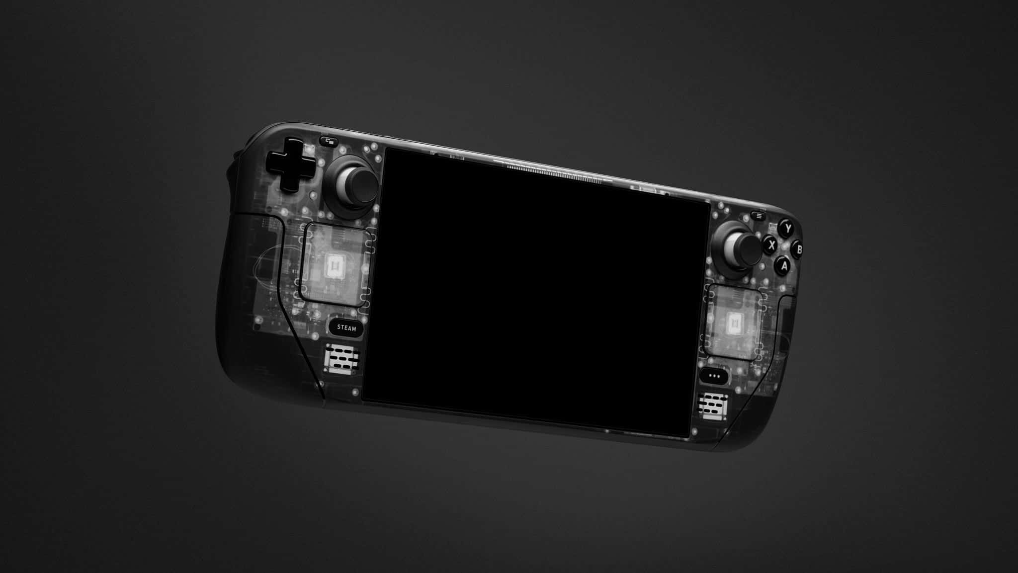Steam Deck, transparent design, x-ray style, Full HD Desktop Wallpaper