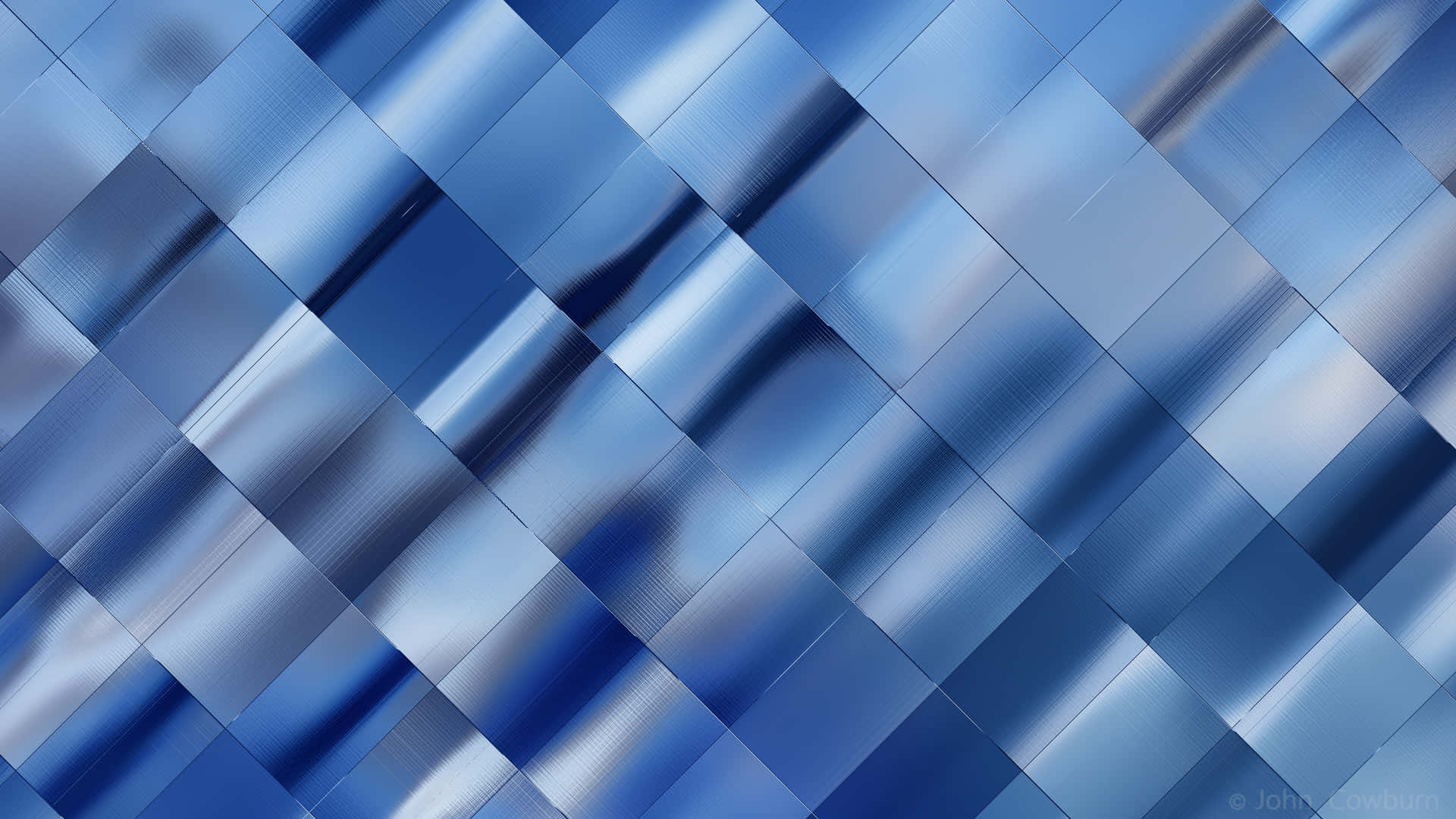 Steel Blue, twilight, blue metallic tiles, Full HD Desktop Wallpaper