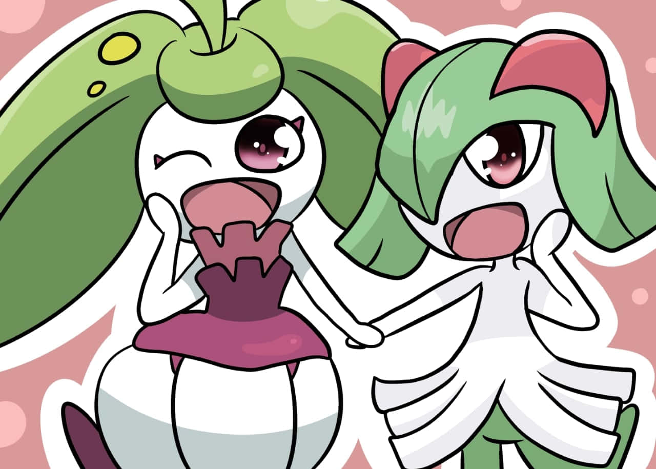 Steenee, green leafy hair, wide eyes, HD Desktop Wallpaper