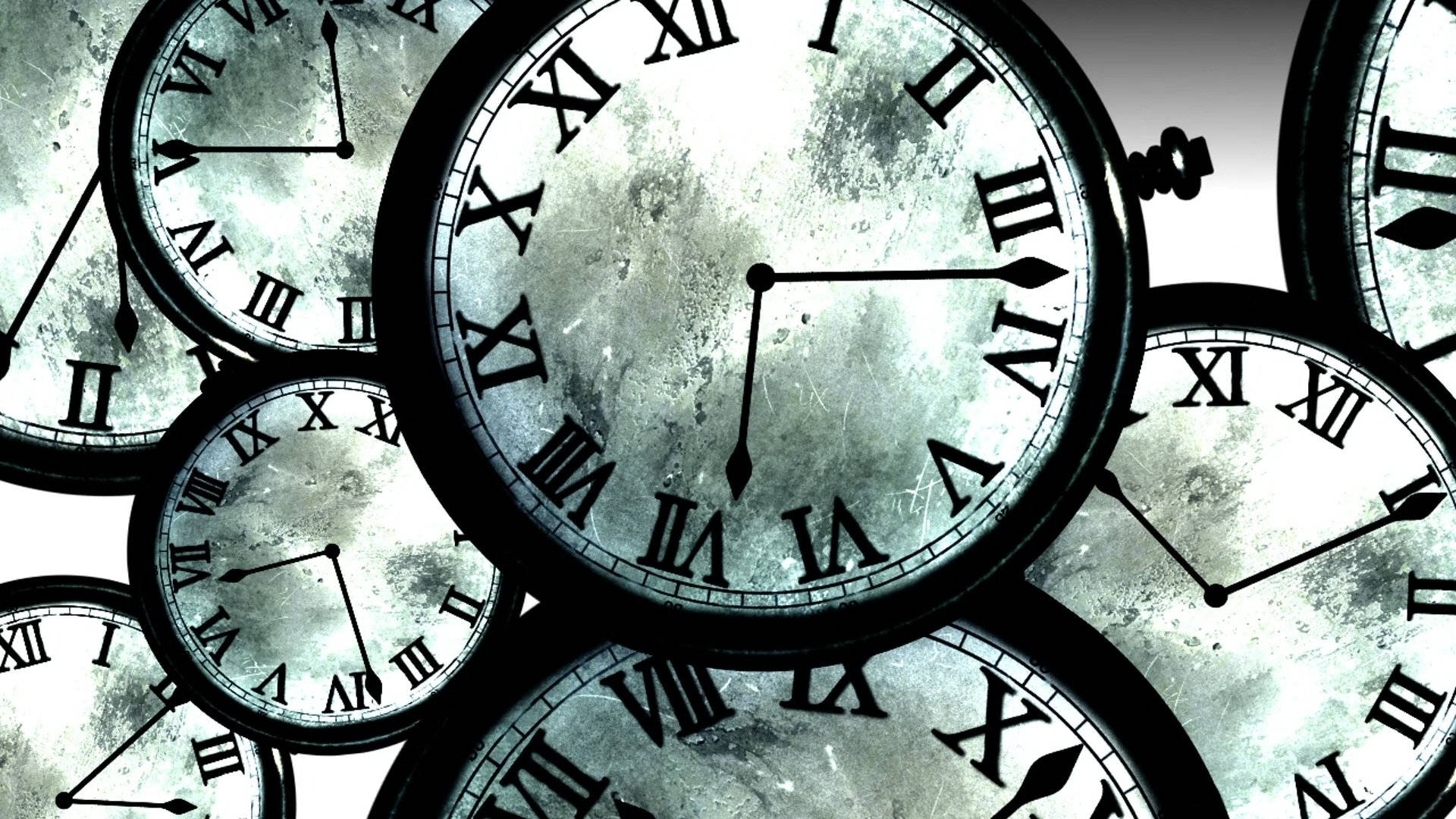 Steins Gate, Roman numerals, vintage clocks, Full HD Desktop Wallpaper