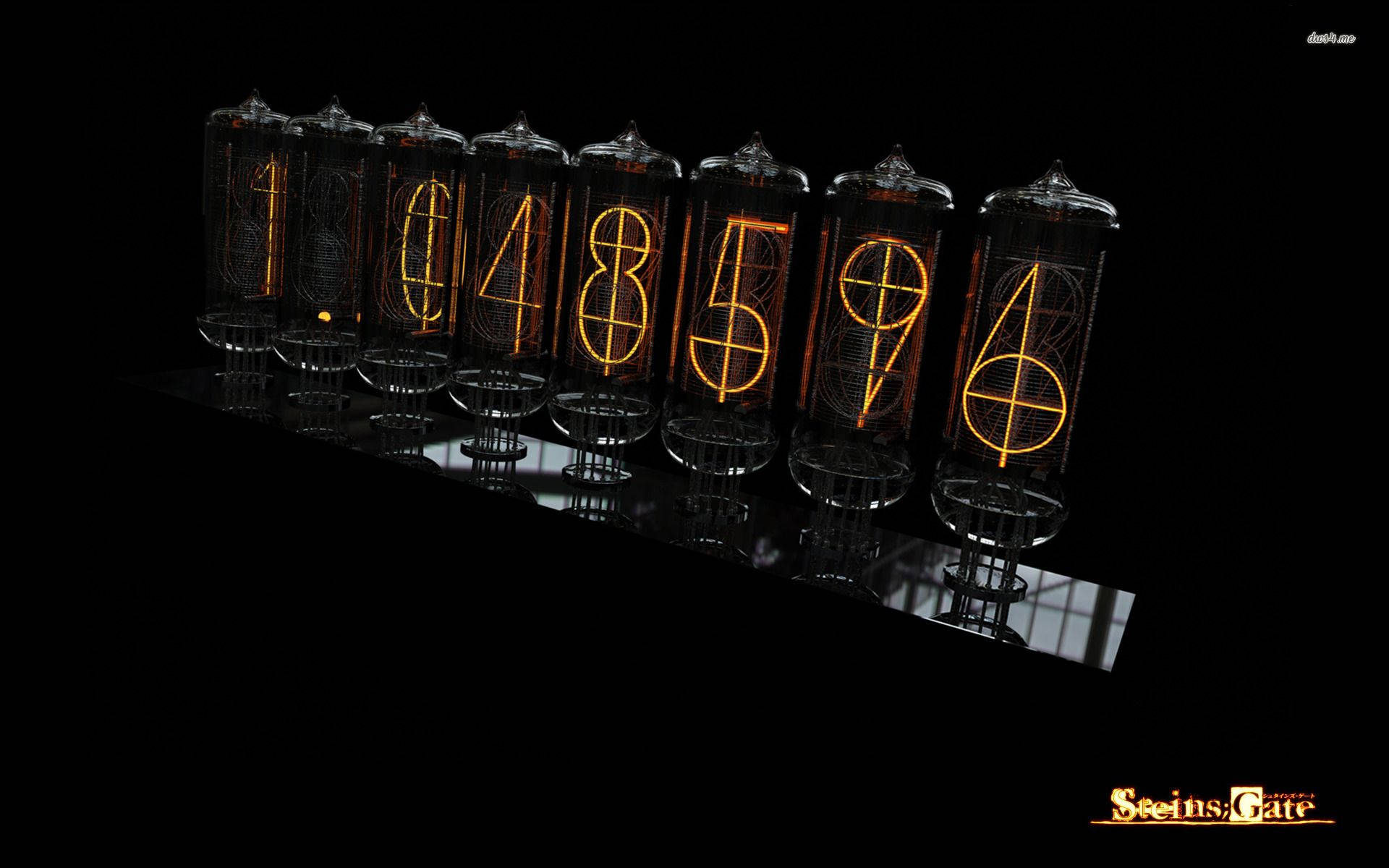 Steins Gate, nixie tubes, number 148596, Full HD Desktop Wallpaper