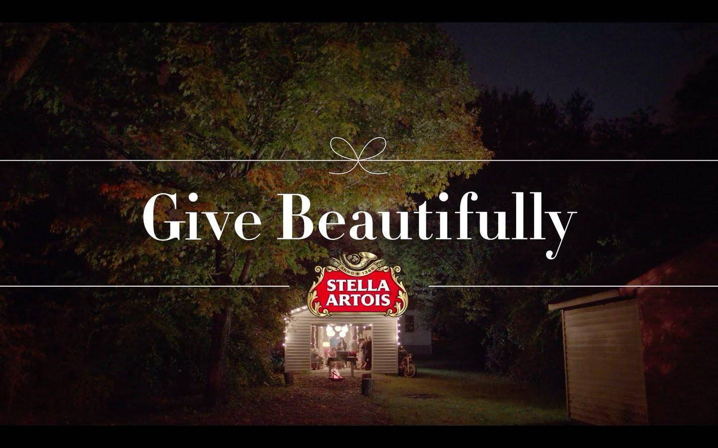 Stella Artois, Give Beautifully, autumn trees, HD Desktop Wallpaper