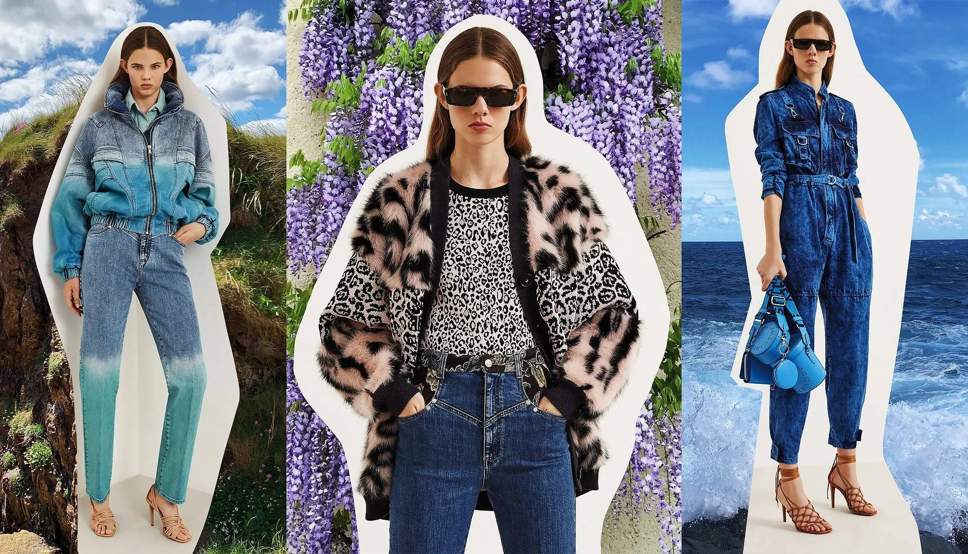 Stella McCartney, biodegradable denim, denim outfits, Full HD Desktop Wallpaper