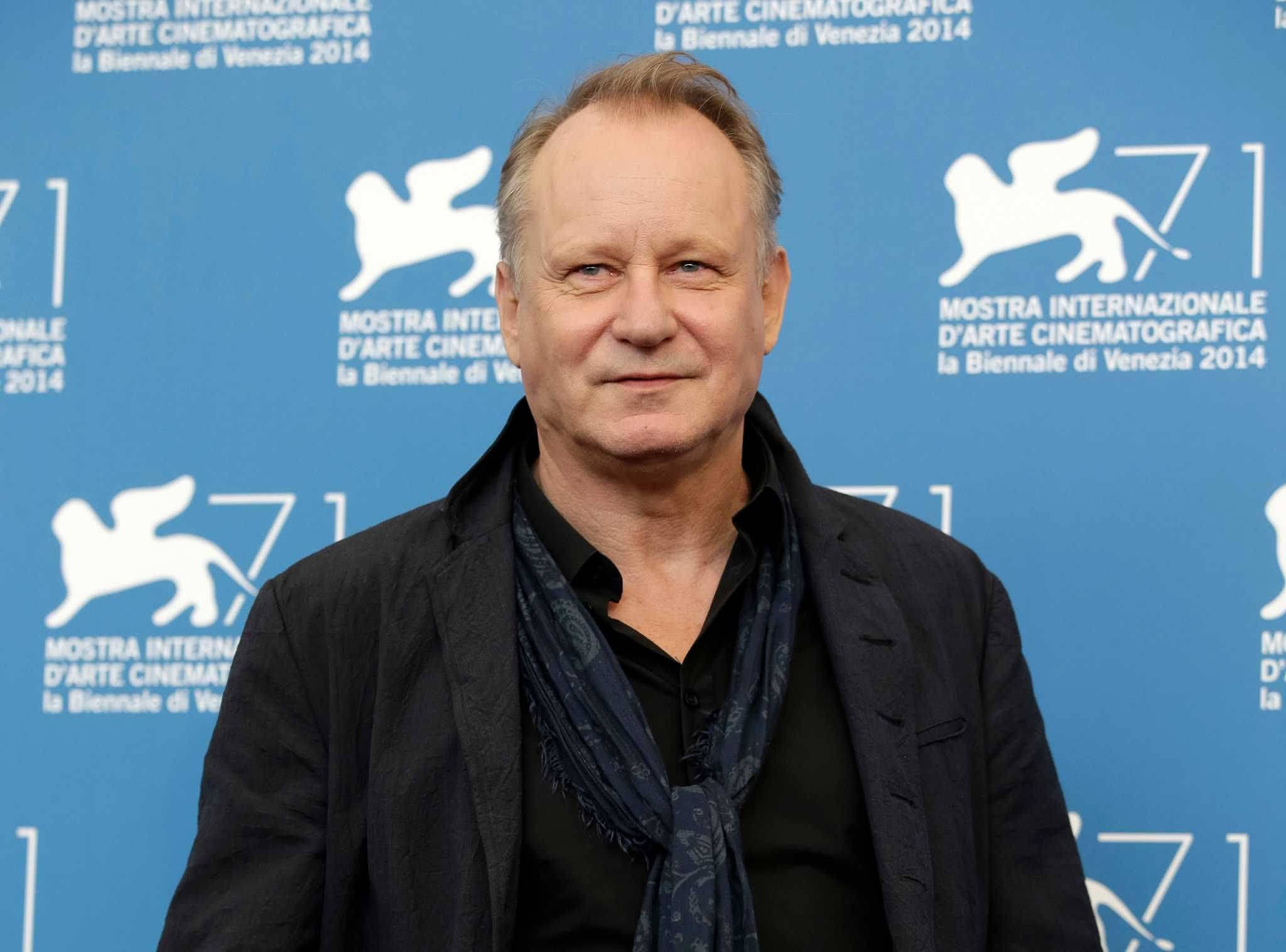 Stellan Skarsgård, 2014 Venice Film Festival, blue Venice Film Festival backdrop, Full HD Desktop Wallpaper