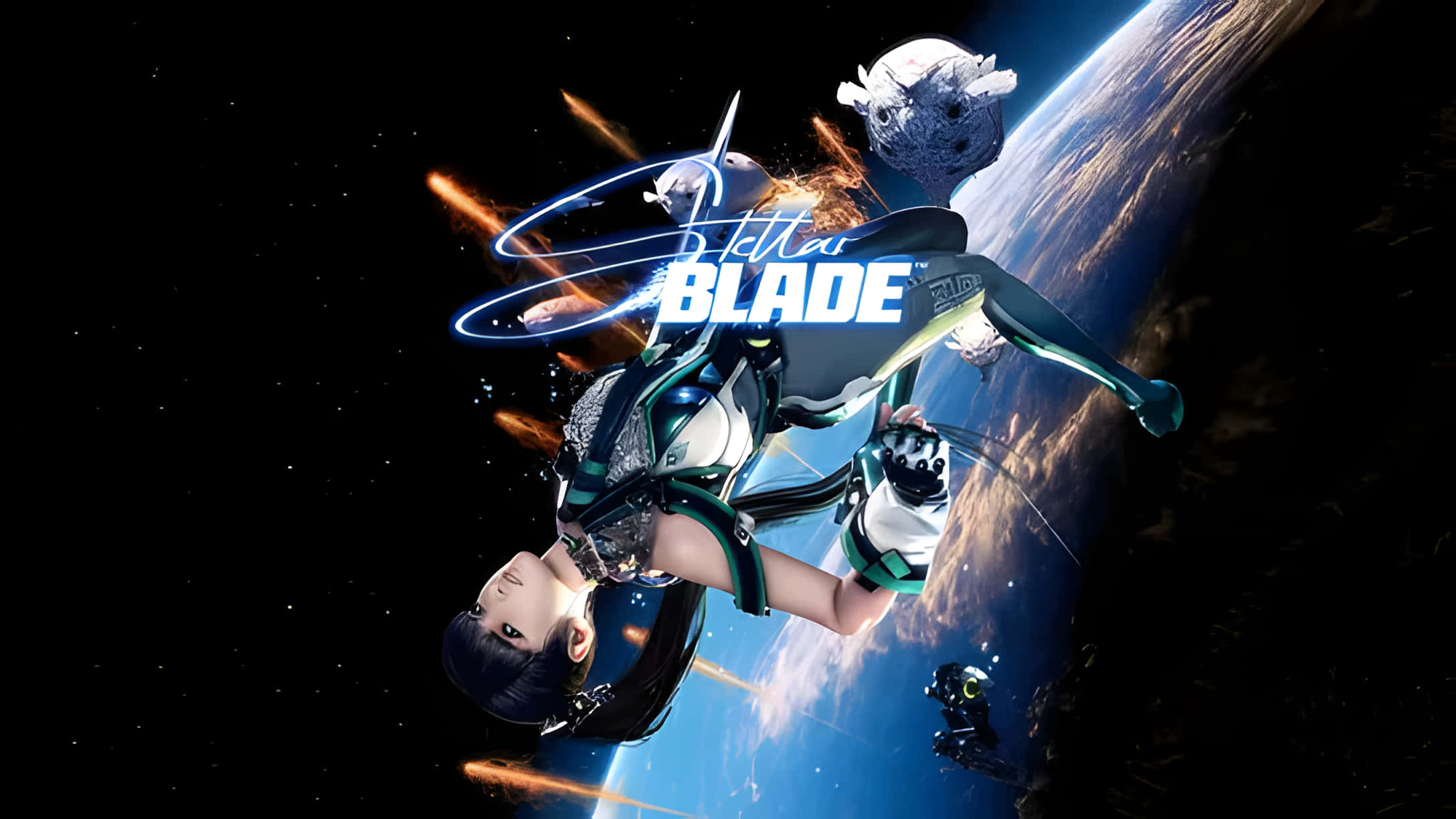 Stellar Blade, futuristic warrior, sleek armor, Full HD Desktop Wallpaper
