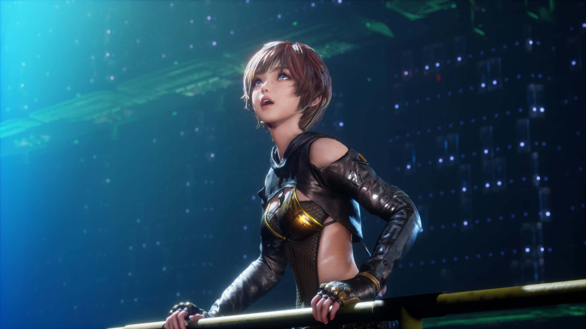 Stellar Blade, heroine, short-haired female warrior, Full HD Desktop Wallpaper