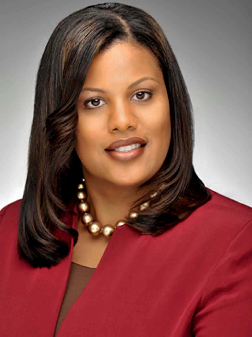 Stephanie Rawlings Blake, red blazer, gold pearl necklace, HD Phone Wallpaper