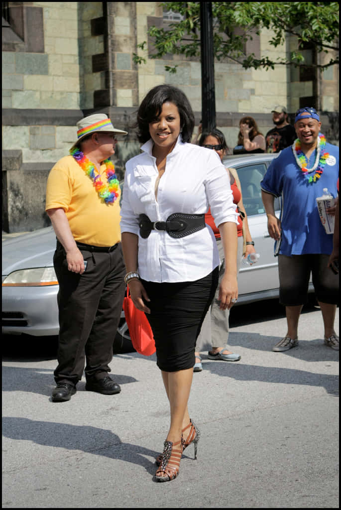 Stephanie Rawlings Blake, street, sunlit city street, SD Phone Wallpaper