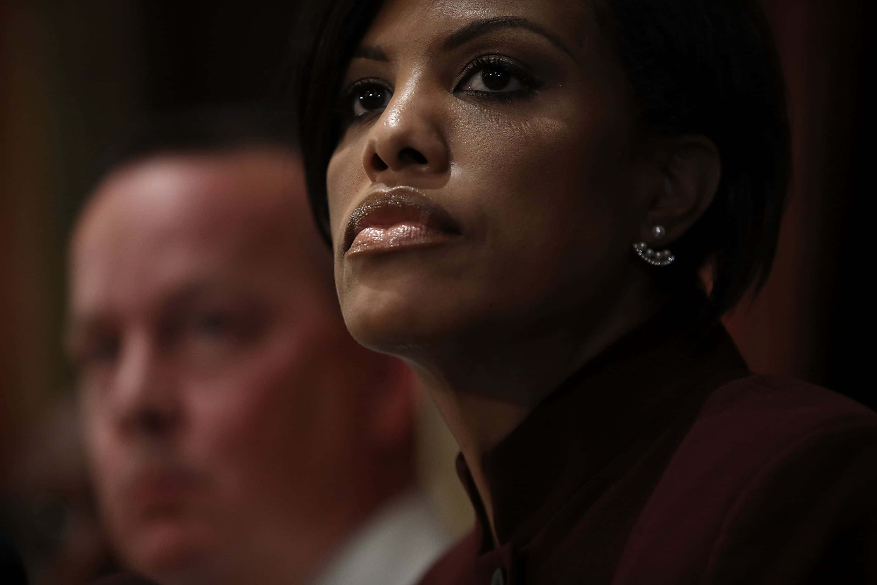 Stephanie Rawlings Blake, dark hair, glossy lips, 2K Desktop Wallpaper