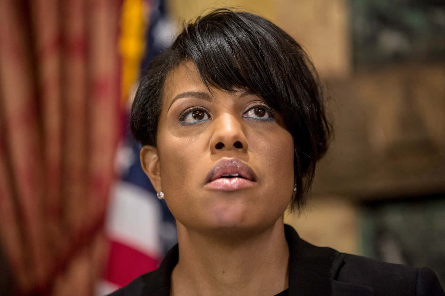 Stephanie Rawlings Blake, short dark hair, serious expression, HD Desktop Wallpaper