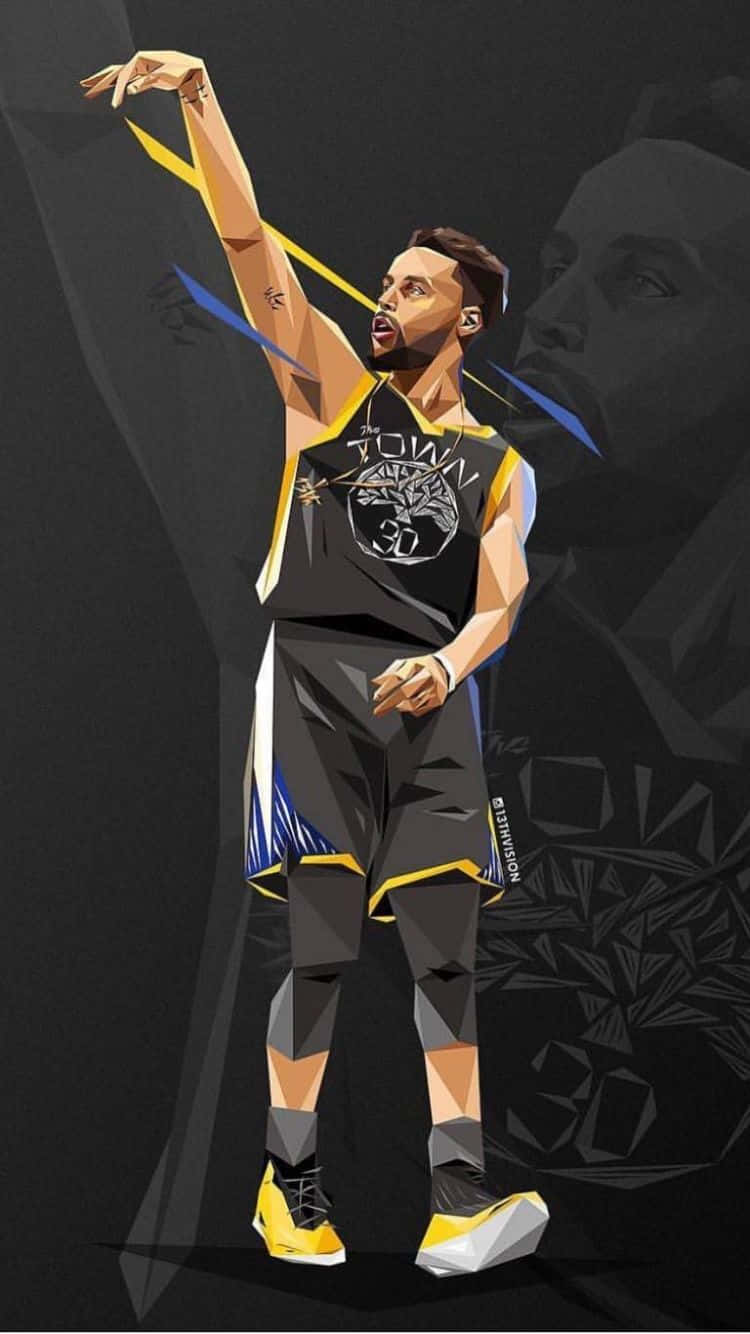 Stephen Curry, black and yellow jersey, basketball, HD Phone Wallpaper