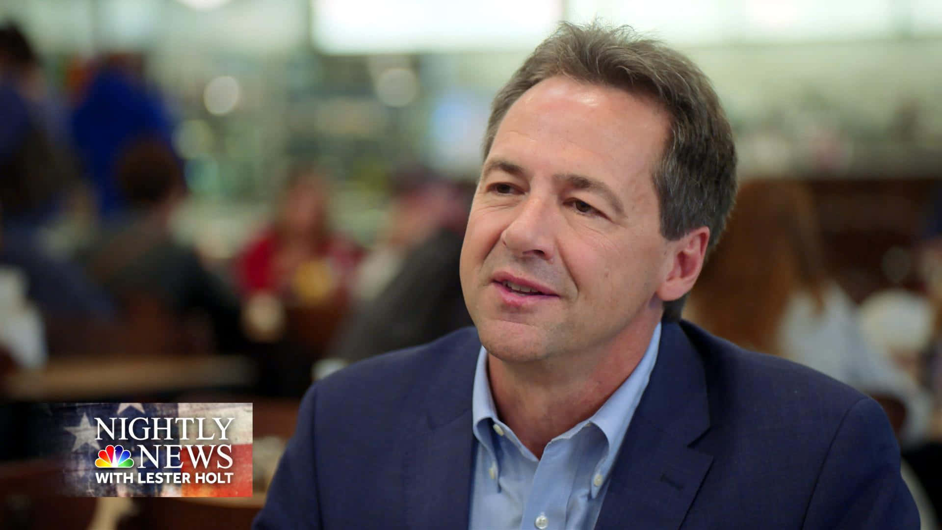Steve Bullock, blue suit, light blue shirt, Full HD Desktop Wallpaper
