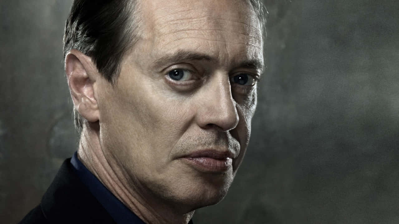 Steve Buscemi, intense blue eyes, serious expression, HD Desktop Wallpaper