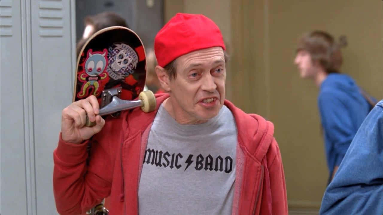 Steve Buscemi, red beanie, hoodie, HD Desktop Wallpaper