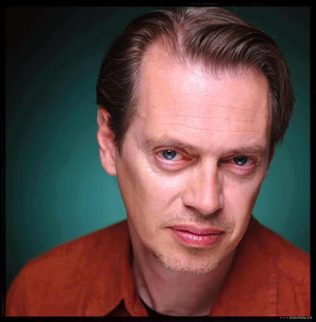 Steve Buscemi, intense blue eyes, slicked-back hair, SD Phone Wallpaper