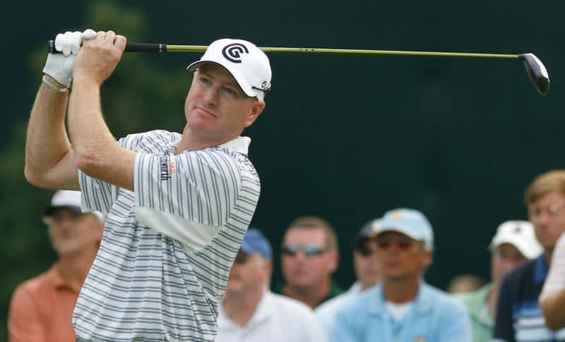 Steve Flesch, striped shirt, white cap, SD Desktop Wallpaper