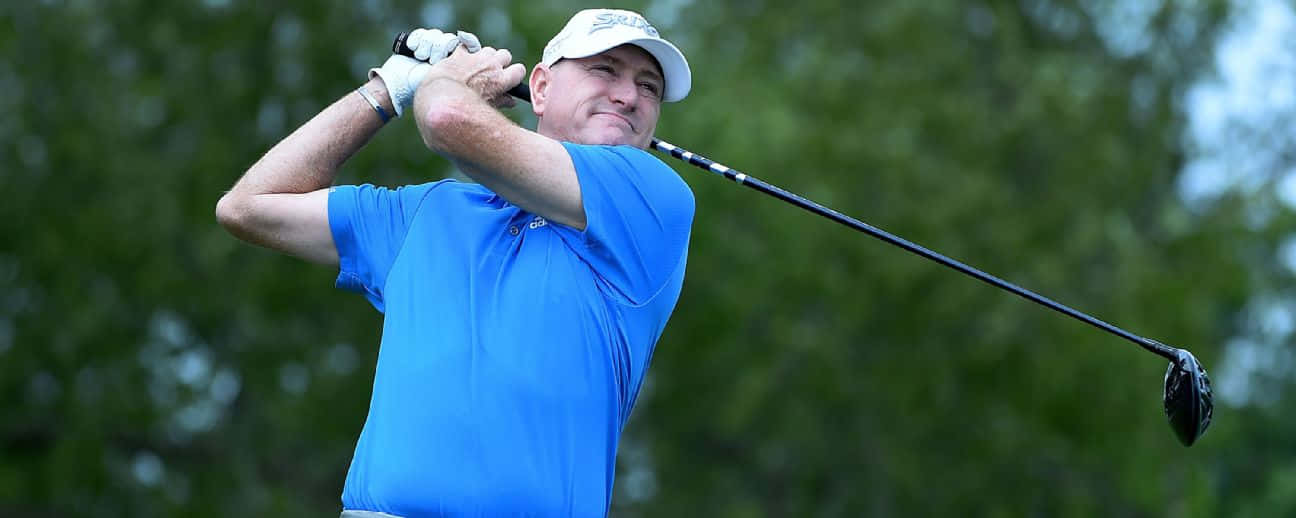 Steve Flesch, blue shirt, club, HD Desktop Wallpaper