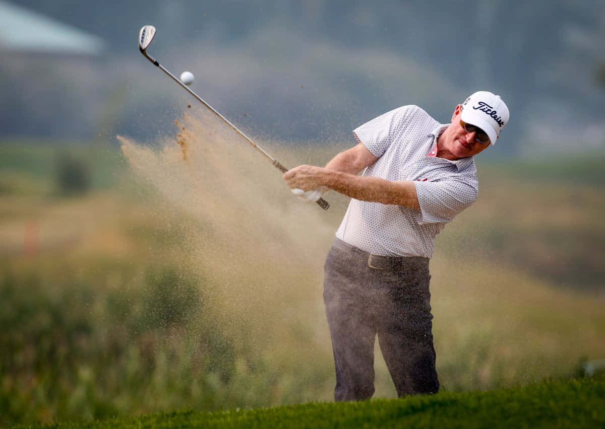 Steve Flesch, golfer, club, SD Desktop Wallpaper