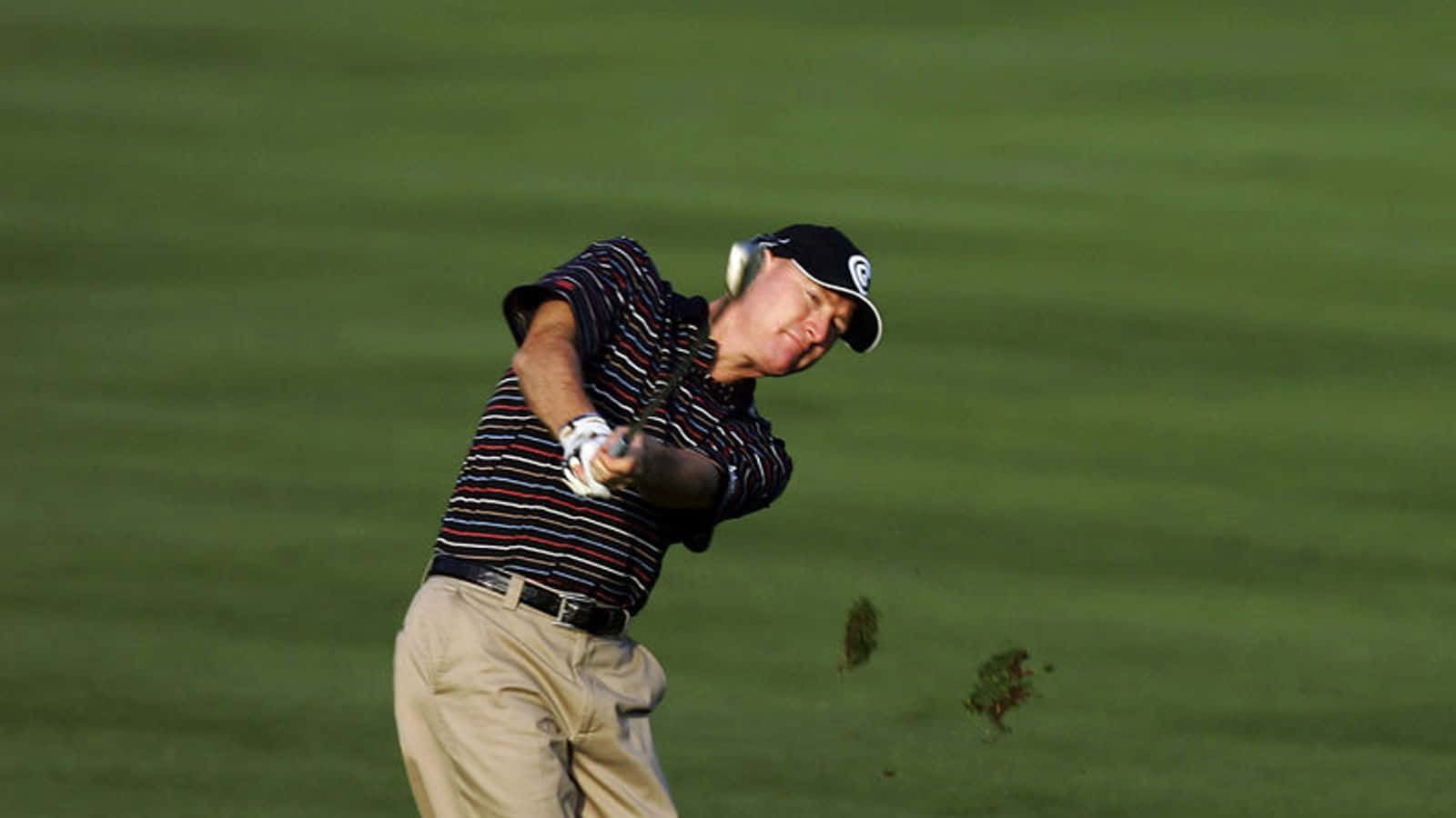 Steve Flesch, golfer, mid-swing, HD Desktop Wallpaper